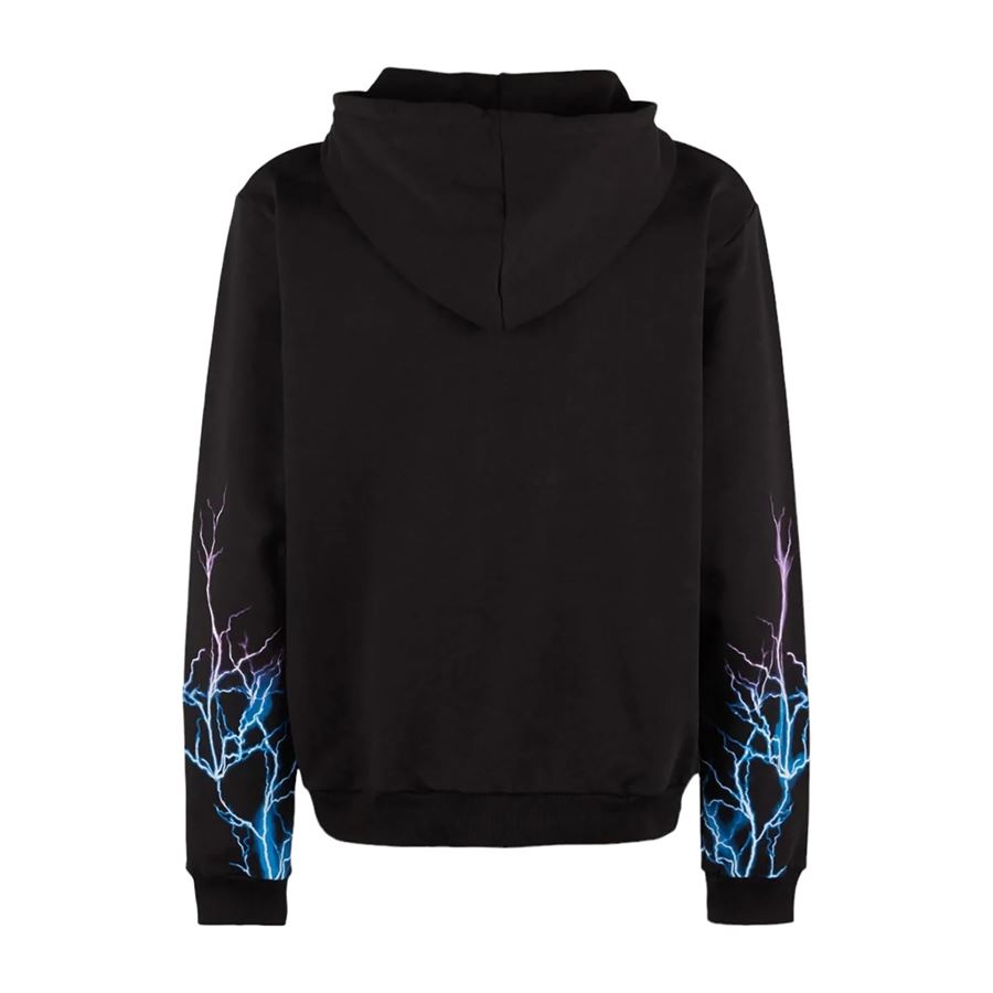 ZIP HOODIE FELPA ZIP INTERA C/CAPPUCCIO Phobia Archive | PH00024BLPUBLACK